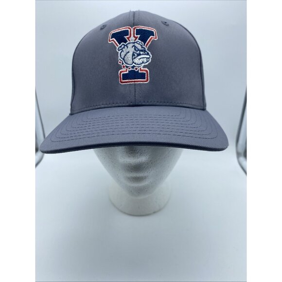 Yale Bulldogs Gray Cap Hat Flex-Fit S-M Stretch 476F NCAA Pacific Headwear - Picture 3 of 9